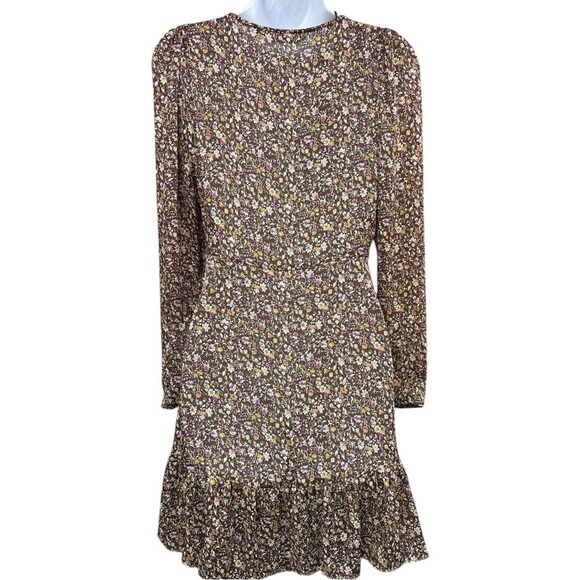 Zara Red Fit and Flare Puff Sleeve Dress for Cocktail - Picture 5 of 9